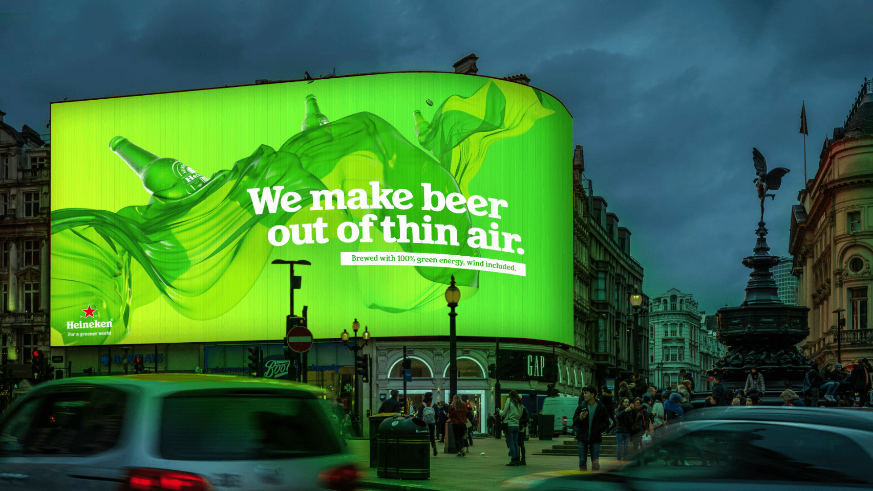 For a Greener World — Piccadilly Circus