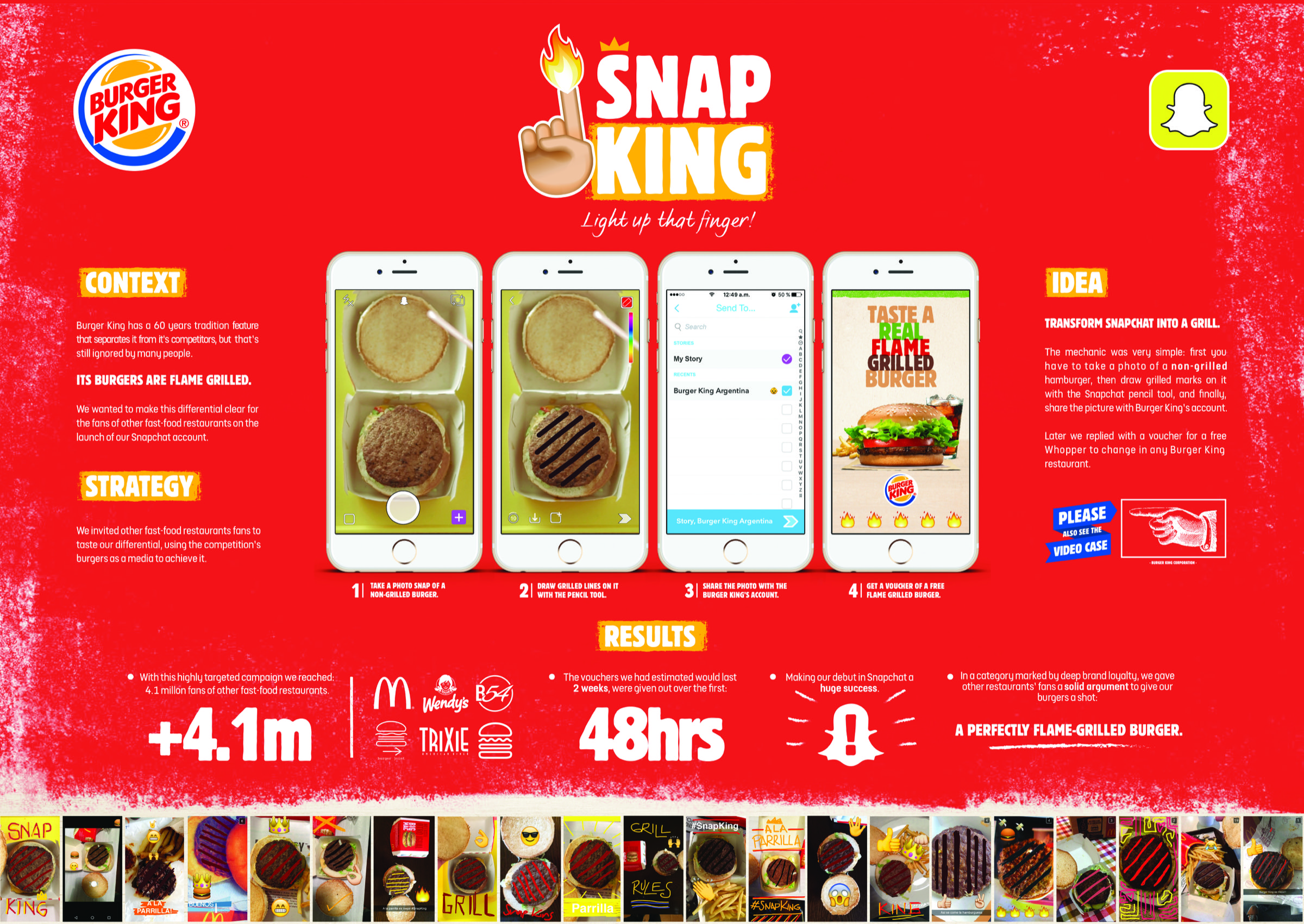 Snap King board